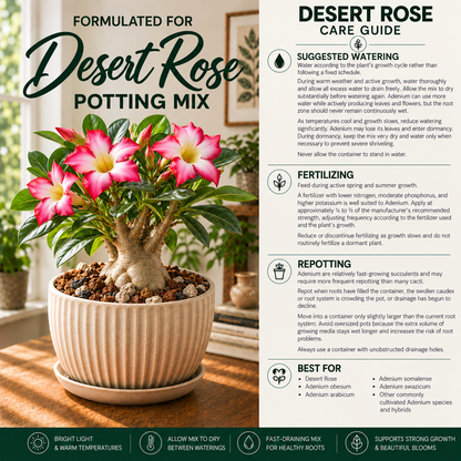 Desert Rose Potting Mix – Fast-Draining Adenium Soil