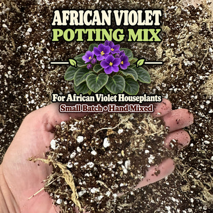 African Violet Soil Mix – Fine-Textured Potting Mix for Indoor Plants
