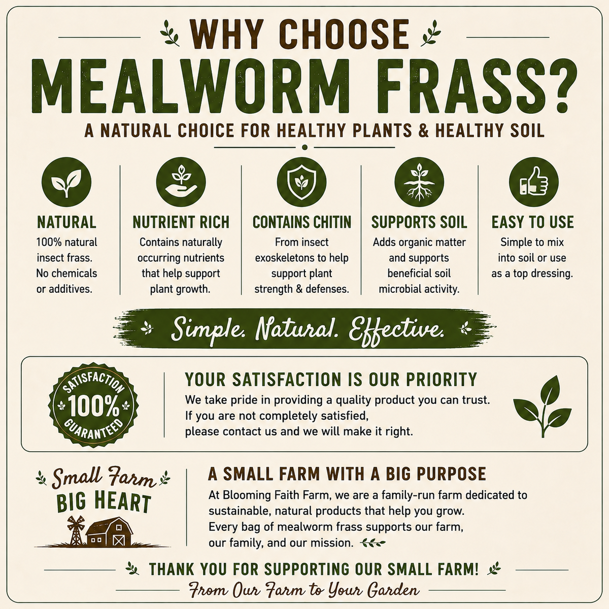 Premium Mealworm Frass | Natural Soil Amendment