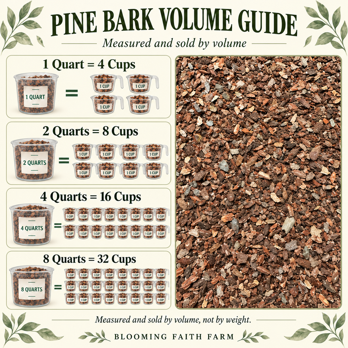 Chunky Pine Bark Soil Amendment – 1/4–1/2 Inch