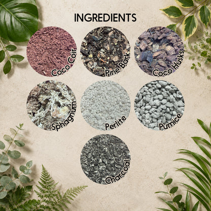 Chunky Aroid Potting Mix – Fast-Draining Tropical Plant Soil