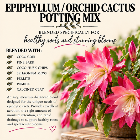 Orchid Cactus Potting Mix – Airy Epiphyllum Soil