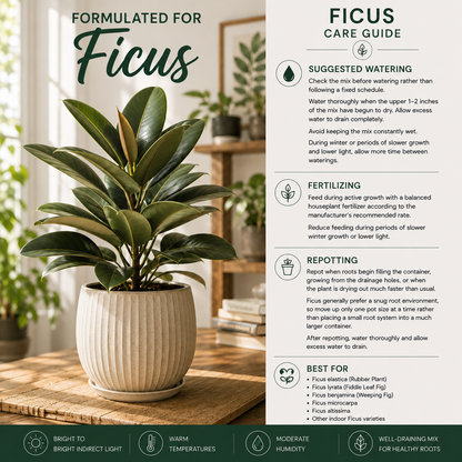 Ficus Soil Mix – Balanced Potting Mix for Indoor Plants
