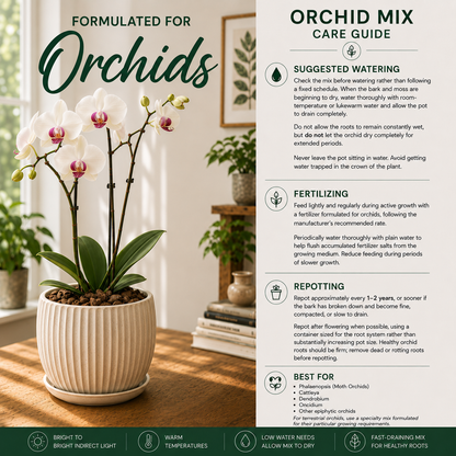 Orchid Bark Mix – Bark-Based Potting Mix for Epiphytic Orchids