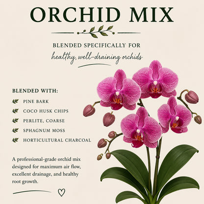Orchid Bark Mix – Bark-Based Potting Mix for Epiphytic Orchids