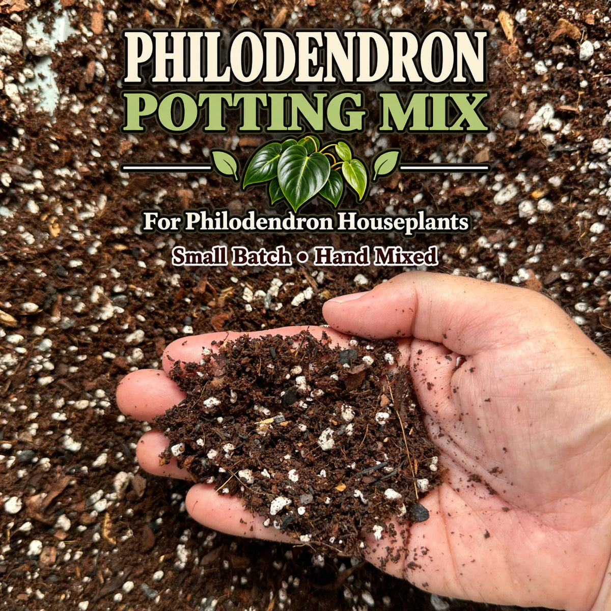 Philodendron Soil Mix – Chunky Aroid Potting Mix for Indoor Plants